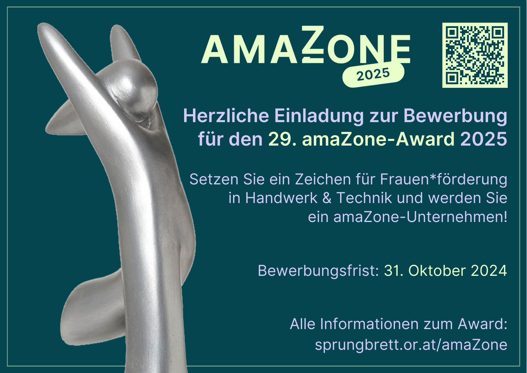 Einladung zur Bewerbung zum amaZone-Award 2025